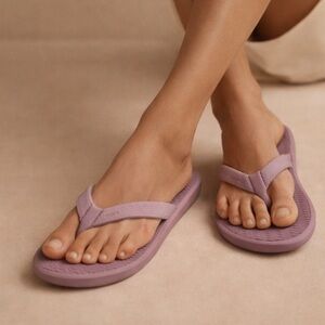 Hari Mari Mauve Women's Purple Flip Flops Size 8 Comfortable Casual Summer Shoe